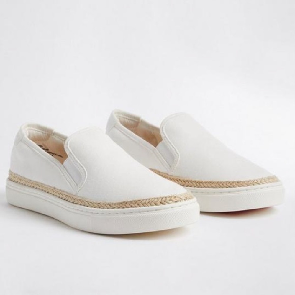 Torrid canvas espadrille slip-on sneakers Size 8.5 NWT